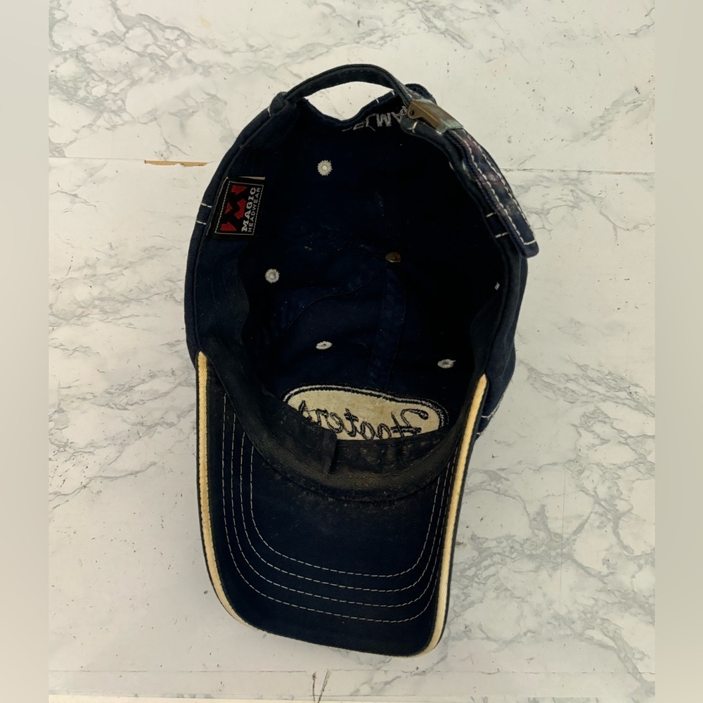 Magic Headwear Hooters Hat Blue Strapback Thick Stitch Men’s Adult​​​ - Picture 6 of 8